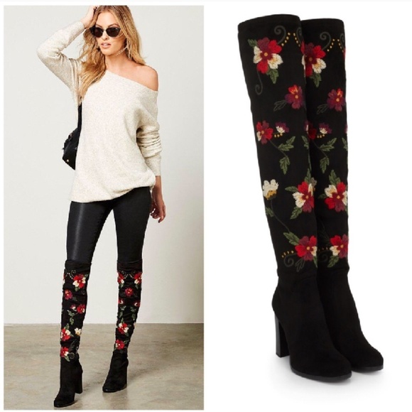 Sam Edelman Shoes - Sam Edelman embroidered black boots